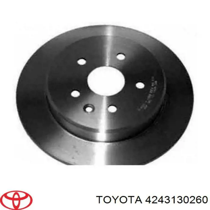 Disco de freno trasero 4243130260 Toyota/Lexus