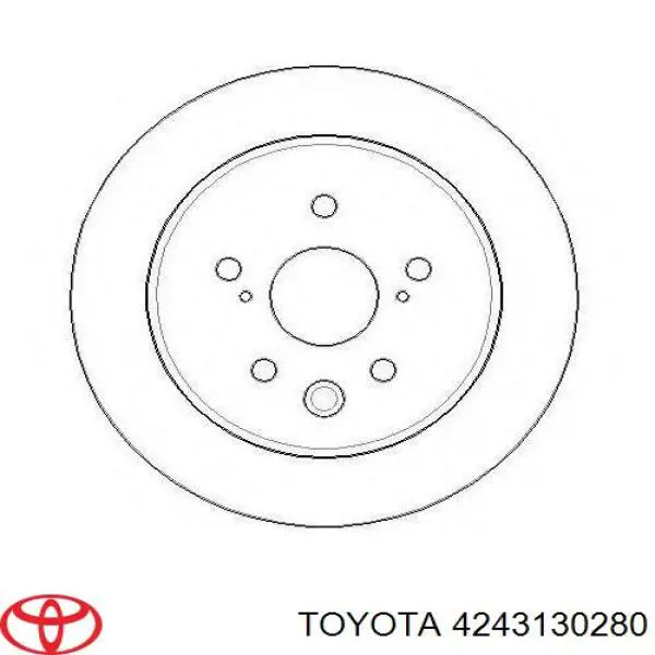 Тормозные диски 4243130280 Toyota