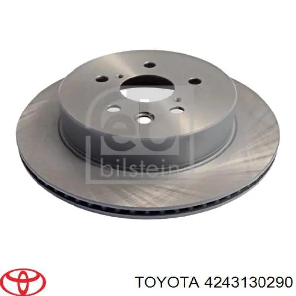 Disco de freno trasero 4243130290 Toyota/Lexus