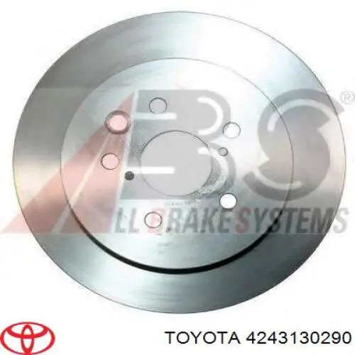 Купить 4243130290 Toyota Диск тормозной задний