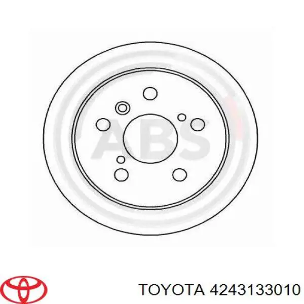 Тормозные диски 4243133010 Toyota