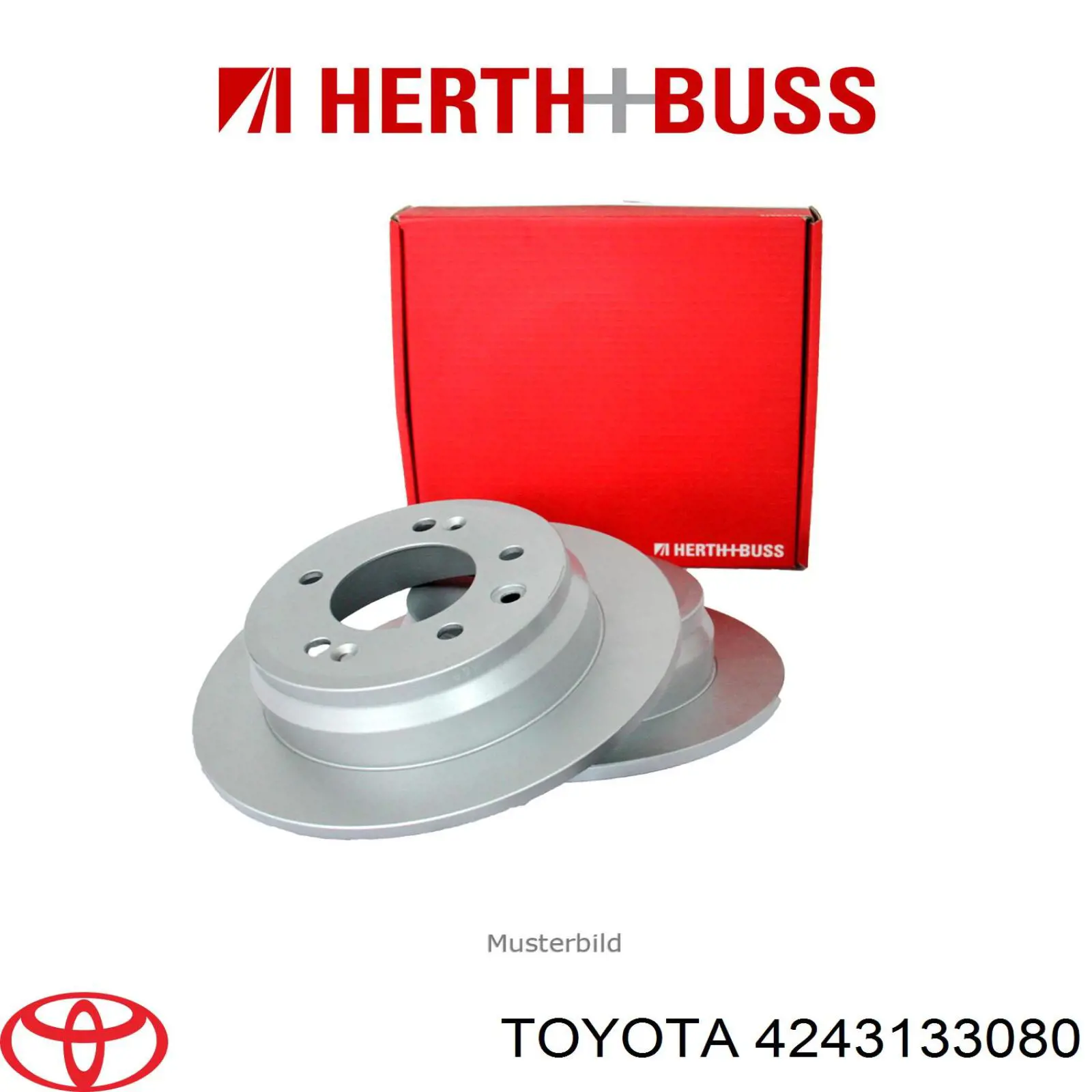 Задний тормозной диск Toyota 4243133080 цена, от 38.01 USD