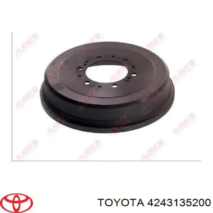 Freno de tambor trasero 4243135200 Toyota