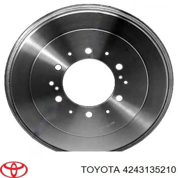 Freno de tambor trasero 4243135210 Toyota