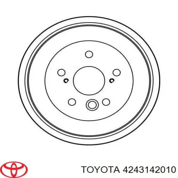 Тормозной барабан 4243142010 Toyota