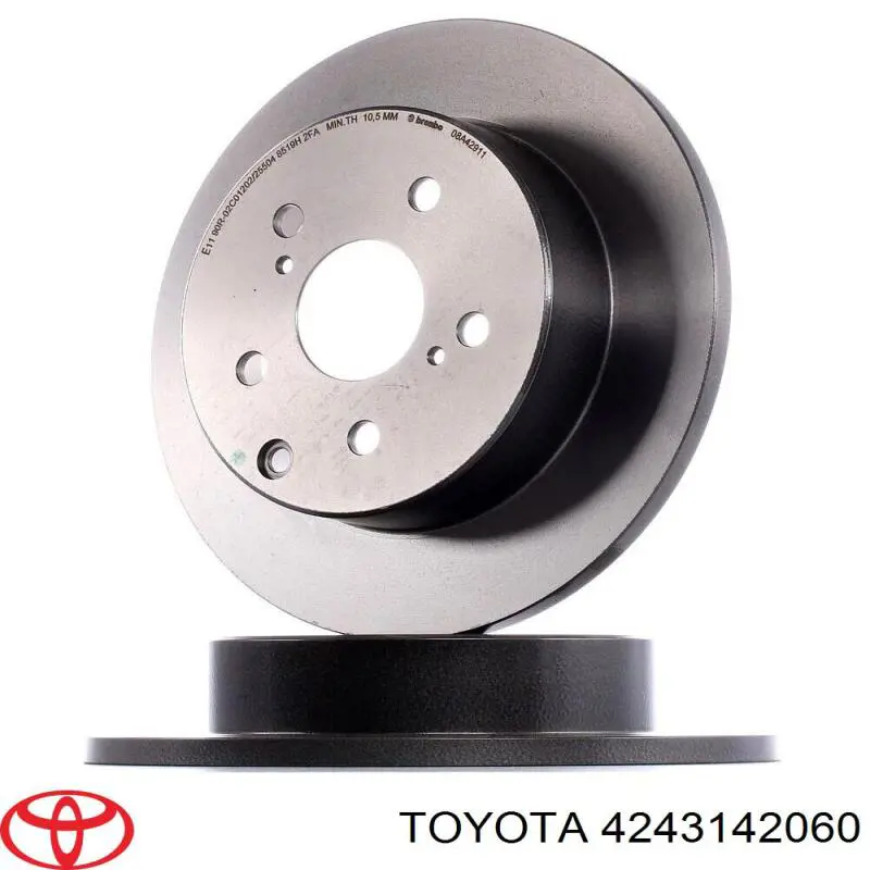 Задний дисковый тормоз Toyota 4243142060