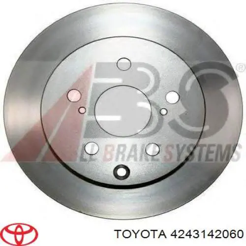 Задний тормозной диск Toyota 4243142060 цена, от 25.34 USD