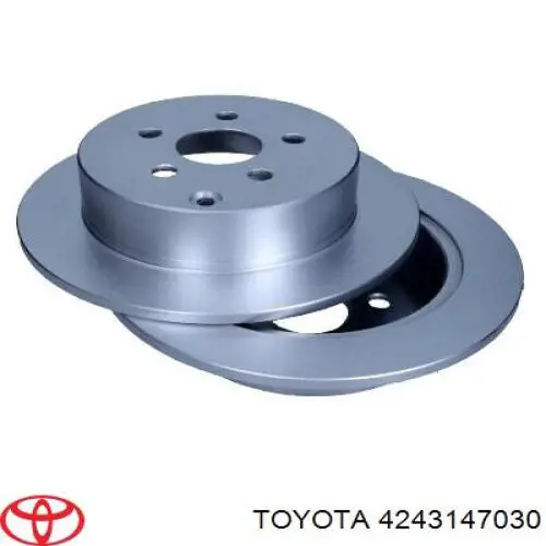 4243147030 Toyota диск тормозной задний