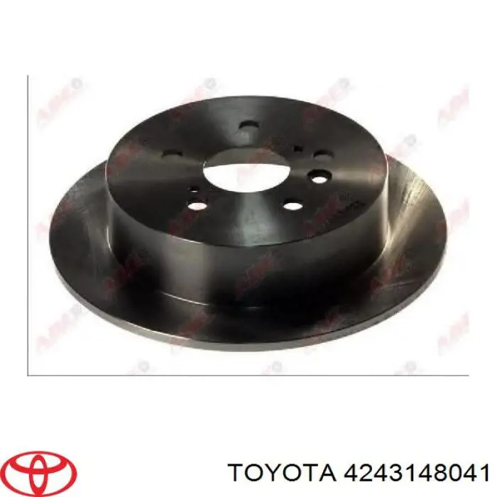 Тормозные диски 4243148041 Toyota