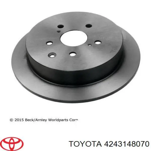 Задний тормозной диск Toyota 4243148070 цена, от 42.52 USD