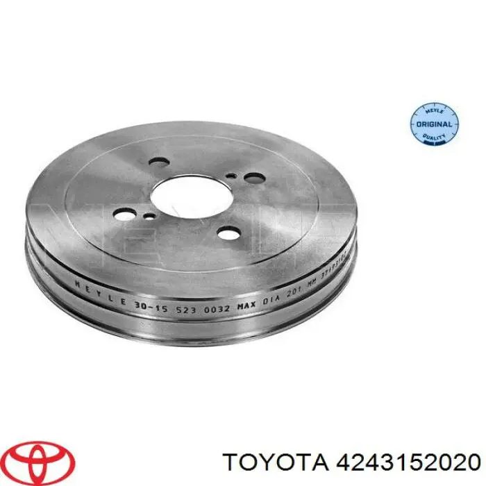 Барабан тормозной задний Toyota 4243152020 цена, от 26.38 USD