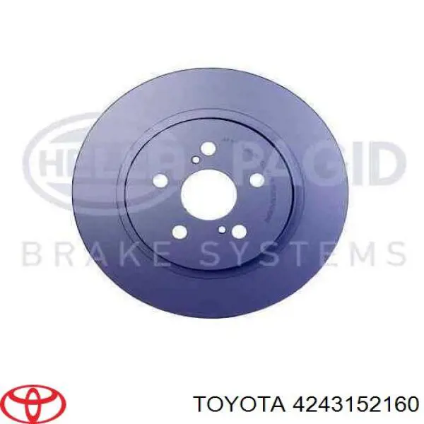 Задний дисковый тормоз Toyota 4243152160