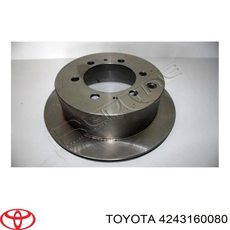 Купить 4243160080 Toyota Диск тормозной задний