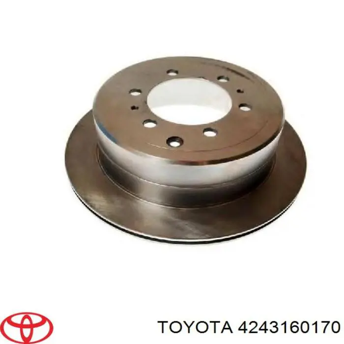 4243160170 Toyota диск тормозной задний