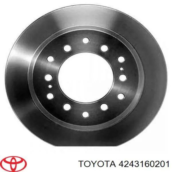 Купить 4243160201 Toyota Диск тормозной задний