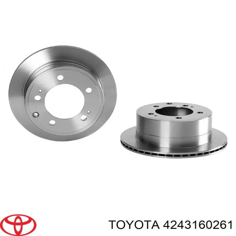 Тормозные диски 4243160261 Toyota