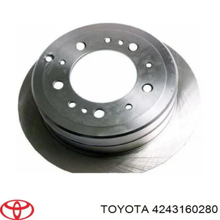 Задний дисковый тормоз Toyota 4243160280