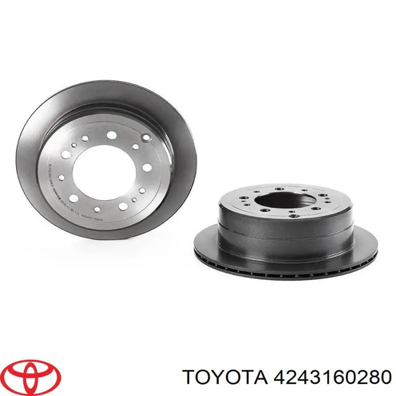 4243160280 Toyota Дисковый тормоз