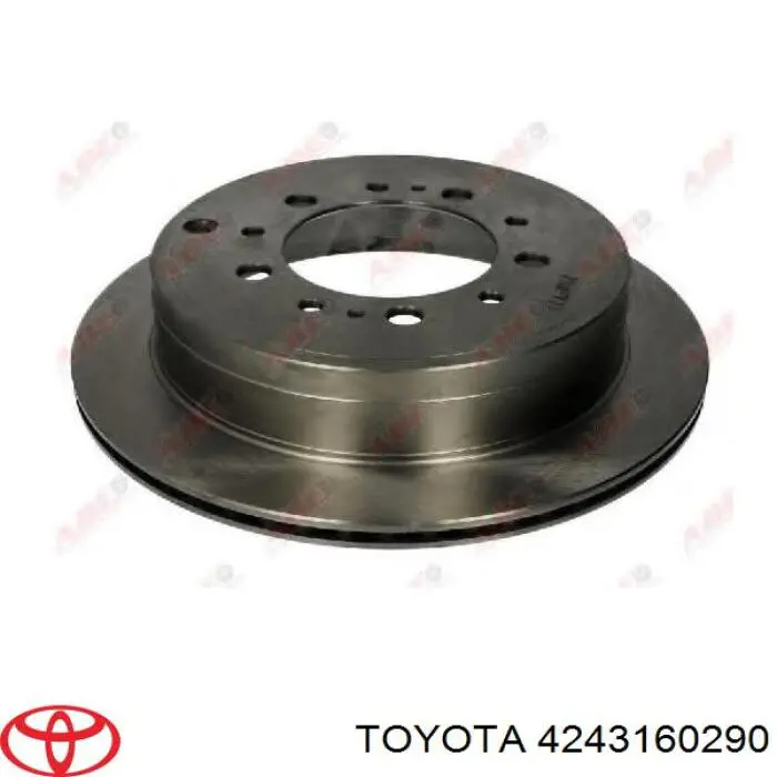 Купить 4243160290 Toyota Диск тормозной задний