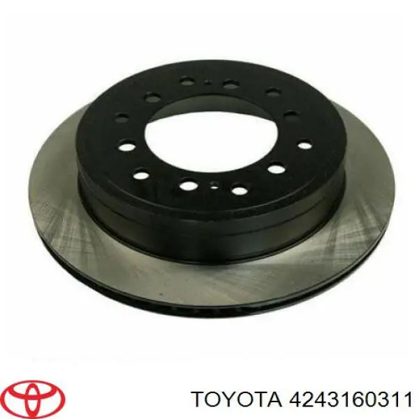 4243160311 Toyota Disco do freio traseiro