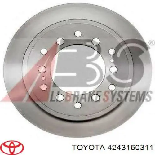 Compre 4243160311 Toyota Disco do freio traseiro