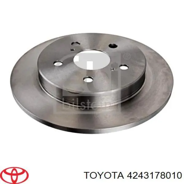 4243178010 Toyota disco do freio traseiro