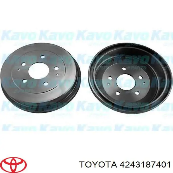 Купить 4243187401 Toyota Тормозной барабан