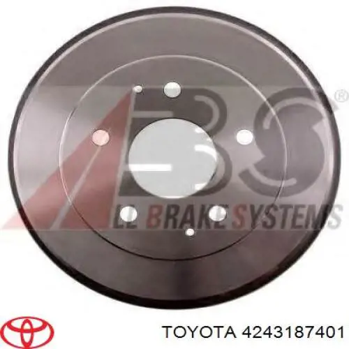 Тормозной барабан 4243187401 Toyota