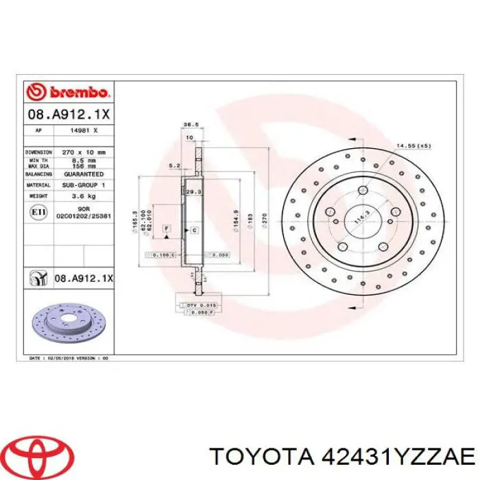 42431YZZAE Toyota