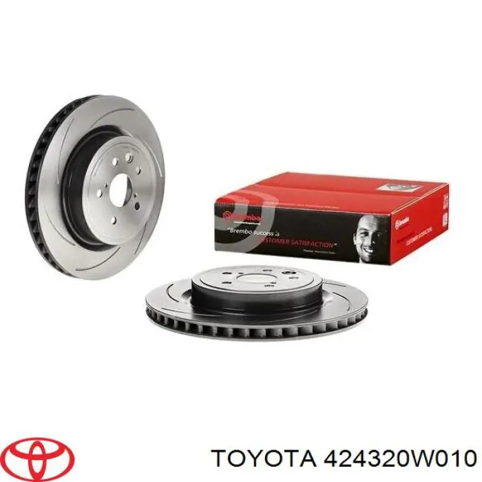 Купить 424320W010 Toyota Диск тормозной задний