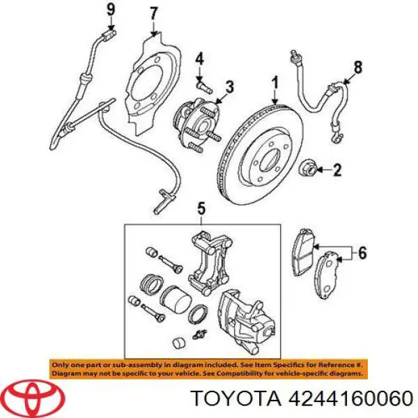  Toyota 4244160060 цена, от 14.48 USD