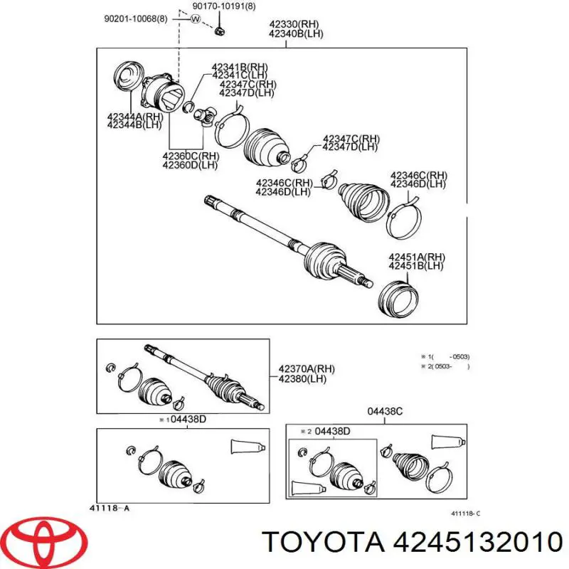  4245132010 Toyota