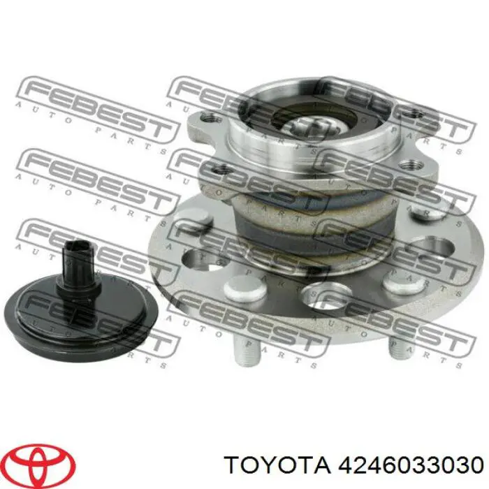 4246033030 Toyota cubo traseiro esquerdo