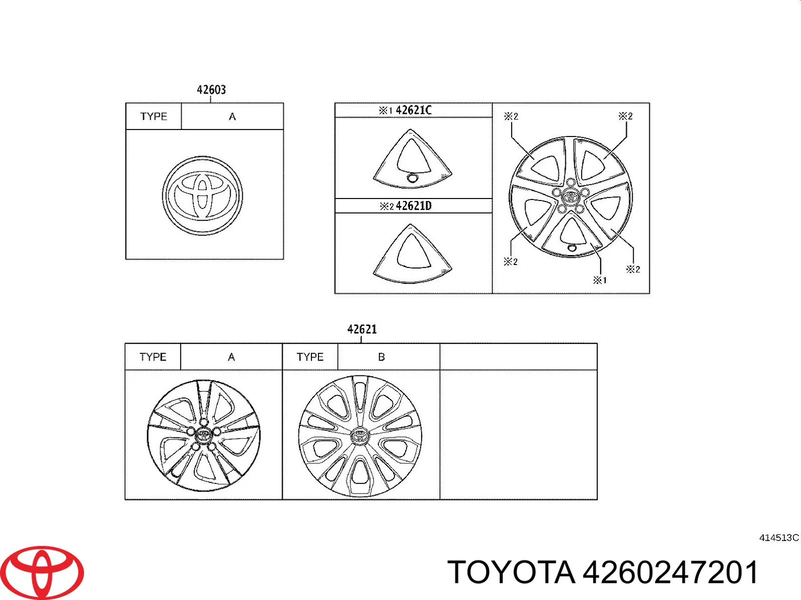 4260247201 Toyota 