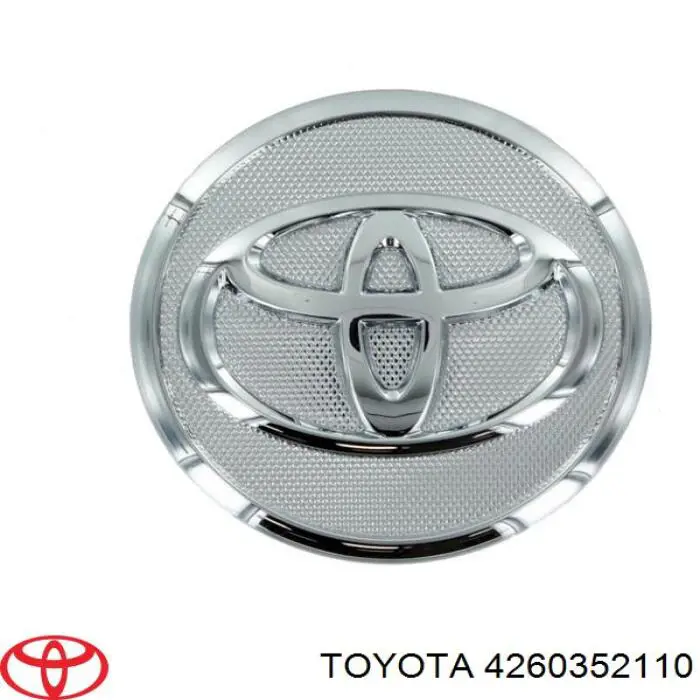 Колпак колесного диска на Toyota Yaris SP90