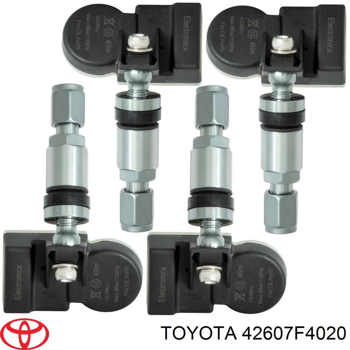 Датчик давления воздуха в шинах Toyota 42607F4020