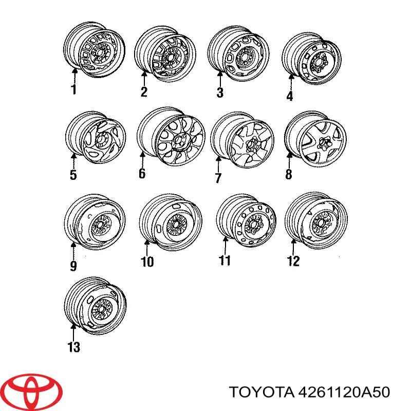 Купить 4261120A50 Toyota 
