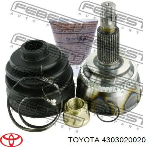 4303020020 Toyota ШРУС внутренний, передний