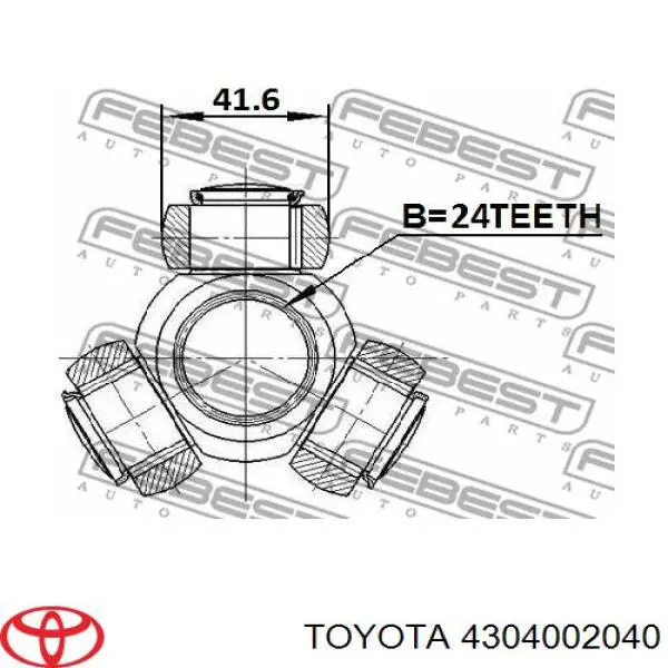 4304002040 Toyota