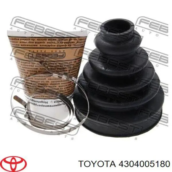 Левая полуось 4304005180 Toyota