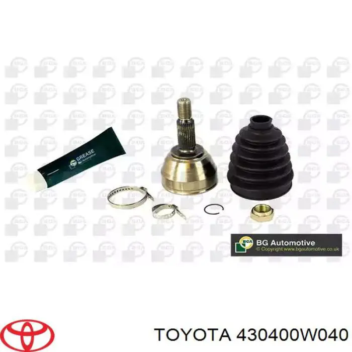 Шарнир угловых скоростей передний левый Toyota 430400W040 цена, от 126.32 USD
