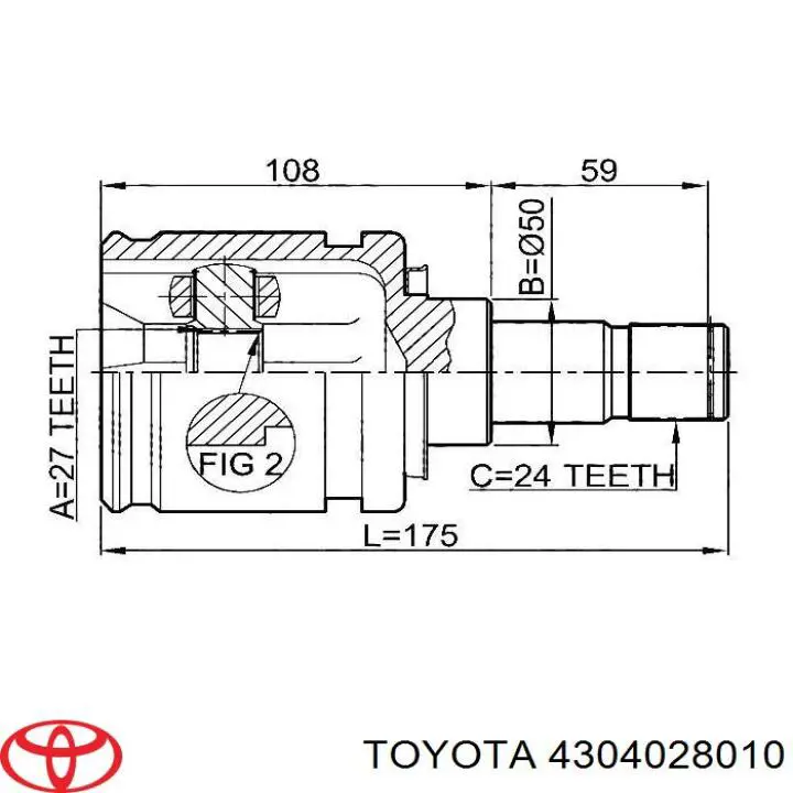 4304028010 Toyota