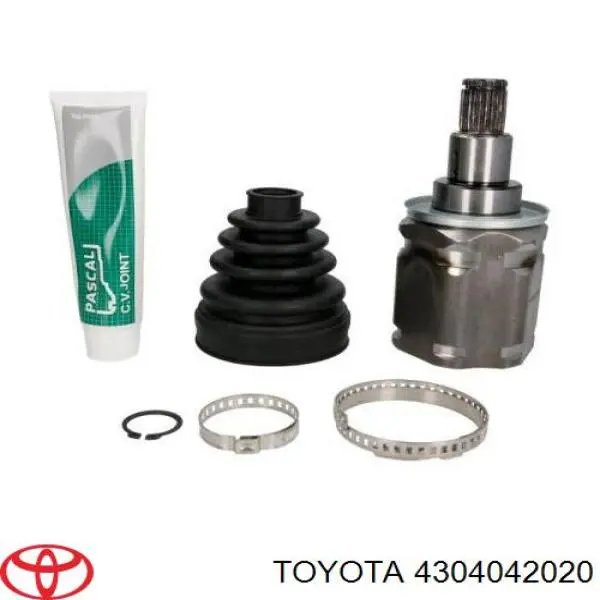 Junta homocinética interior delantera izquierda 4304042020 Toyota