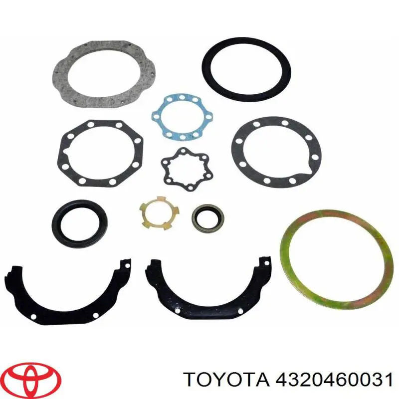 Ремкомплект шкворня поворотного кулака 4320460031 Toyota