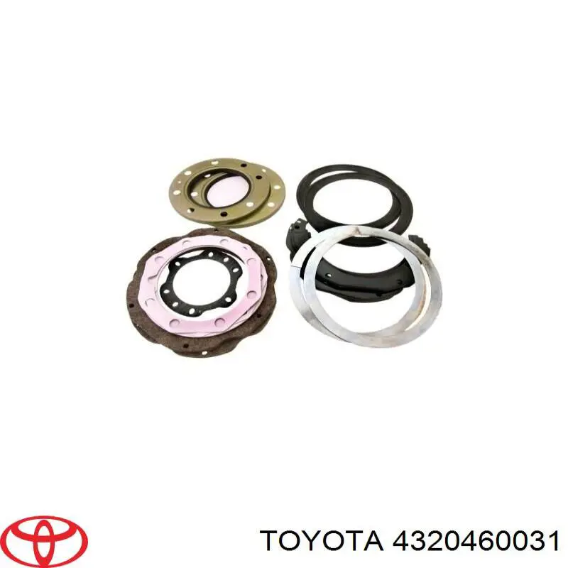 Ремкомплект шкворня поворотного кулака 0443460050 Toyota