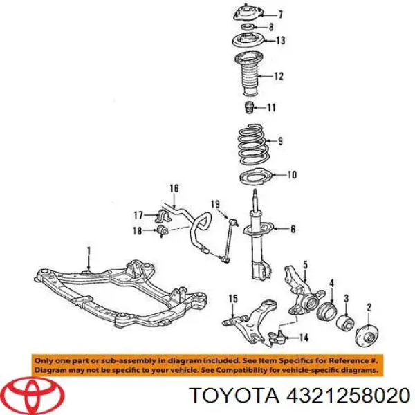 4321258020 Toyota/Lexus