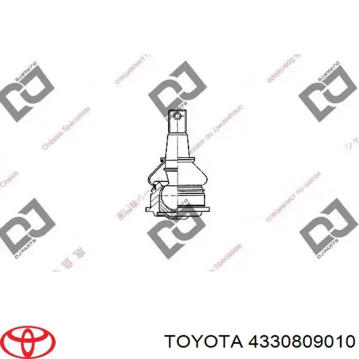 Шаровая опора, нижняя Toyota 4330809010 цена, от 7.60 USD