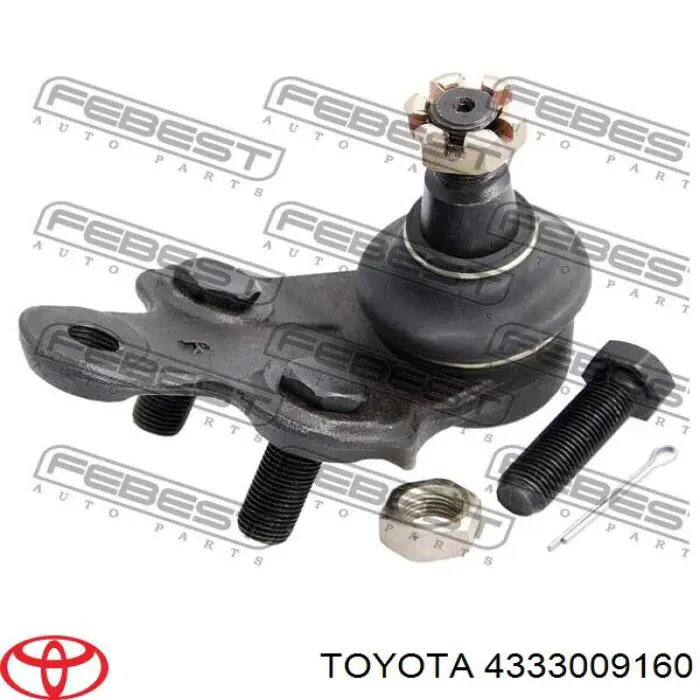 Нижняя правая шаровая опора Toyota 4333009160 цена, от 16.61 USD