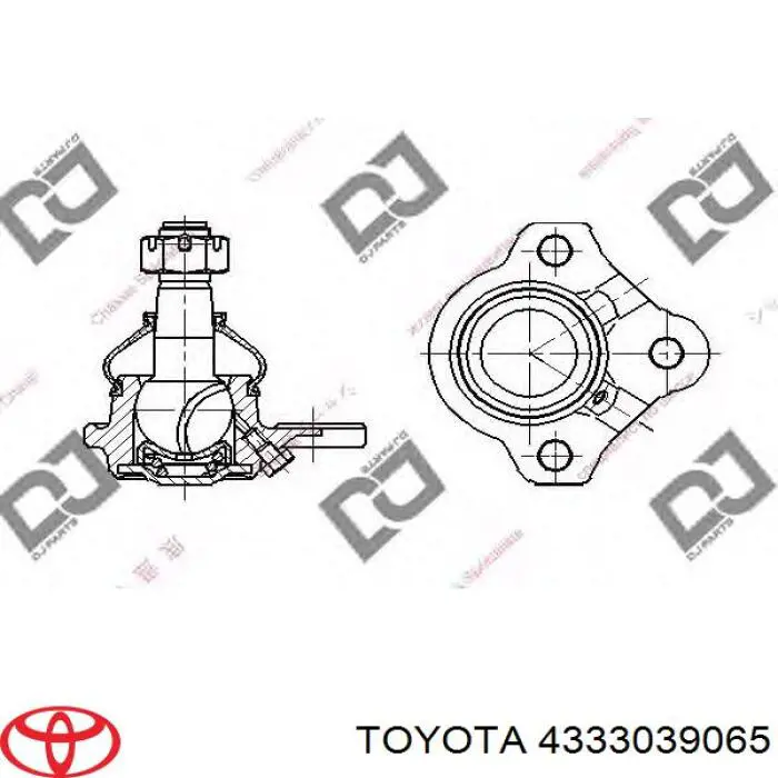 Шаровая опора 4334039135 Toyota