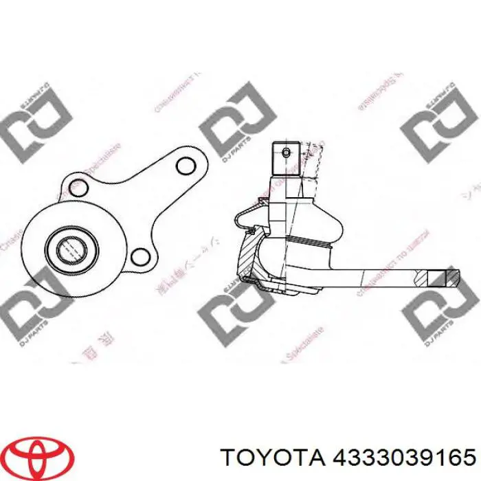 Нижняя шаровая опора DSS2984 Dayco